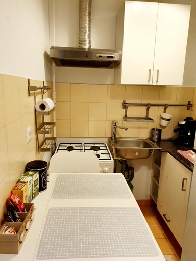 Kitchen 3, Black and White Apartments, Municipiul Bucuresti