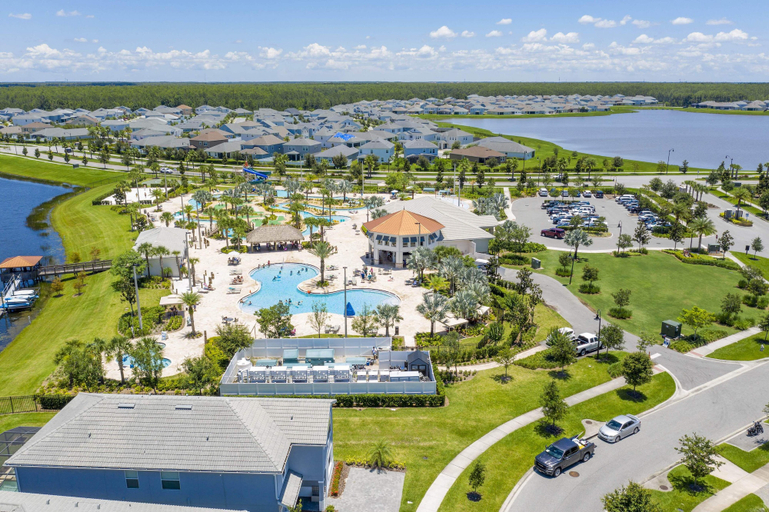 Aerial view 5, Gorgeous 4 Bd w Pool Close to Disney Storey Lake 2963, Osceola