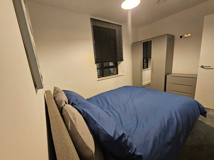 Bedroom 3, Birmingham City Centre - Modern 1 Bedroom Flat, Birmingham