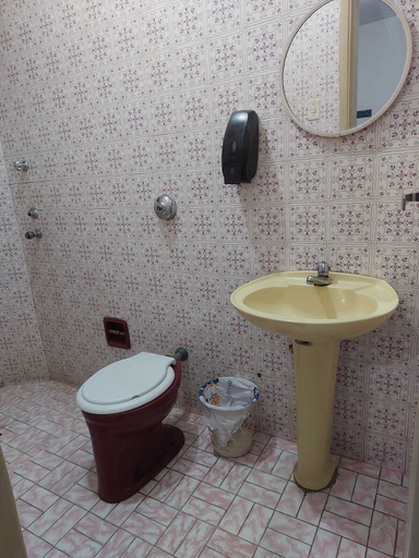 Bathroom 2, Hotel Flamingo, Santos