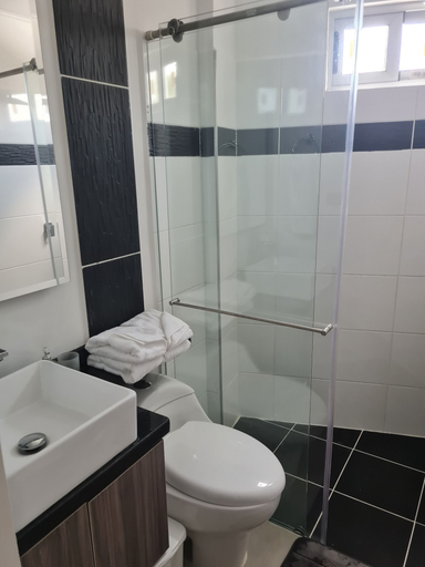 Bathroom 3, 408 Moderno Aparta-Suite en Versalles Tipo Loft - Cali Tower Suites & Lofts, Santiago de Cali