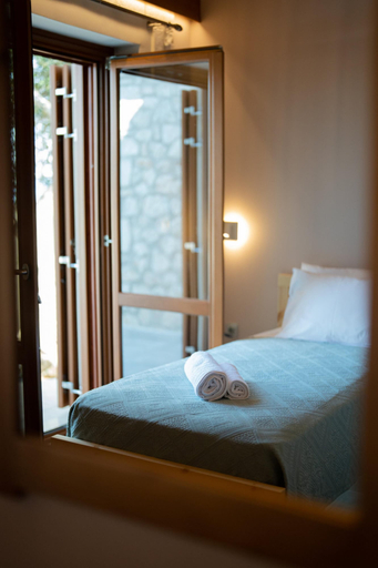 Bedroom 4, Pithari Stone Villa in Fiskardo, Ionian Islands
