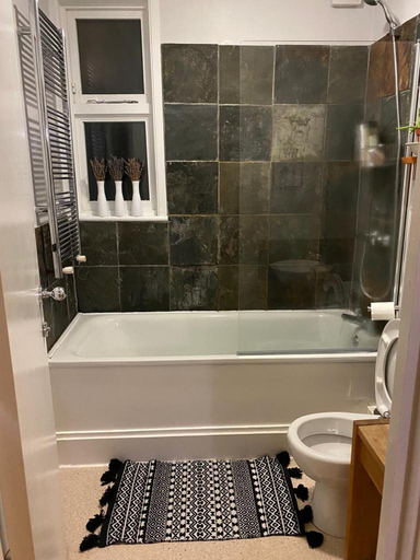 Bathroom, 1 Bedroom Flat in Well Connected Part of London, London