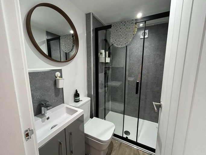 Bathroom, Stylish 1-bed Studio in Humberston, Cleethorpes, Lincolnshire