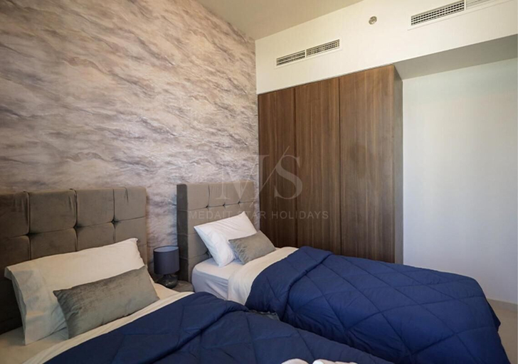 Bedroom 2, Mh-1 Bhk With Stunning Canal View in Reva Residence Ref 26005, Dubai