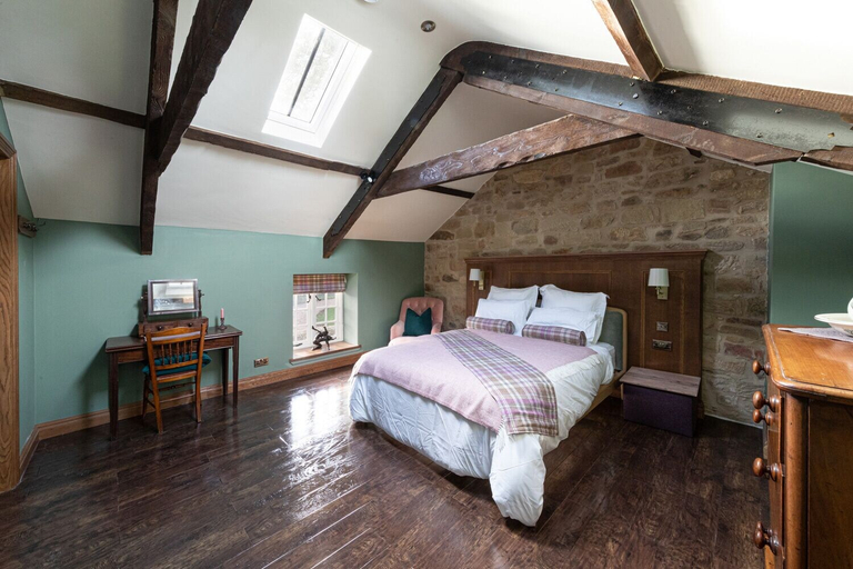 Bedroom, Romantic Luxury 1-bed Cottage in Alnwick, Northumberland