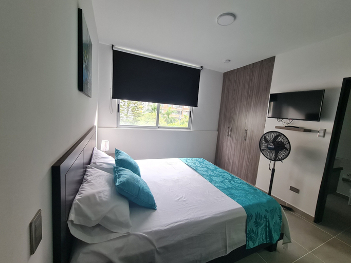 Bedroom 3, 406 Moderno Aparta-Suite en Versalles Tipo Loft - Cali Tower Suites & Lofts, Santiago de Cali