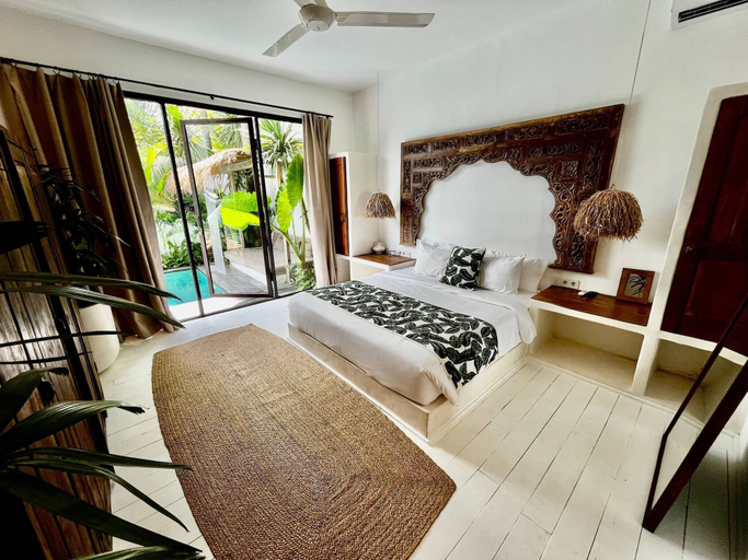 Bedroom 2, Luxueuse Villa Yogisurf 3 Piscine & Jacuzzi, Badung