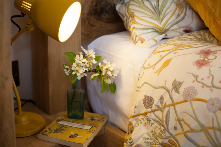 Bedroom 2, Luxury Shepherd's Hut Style Cabin With Views, Herefordshire