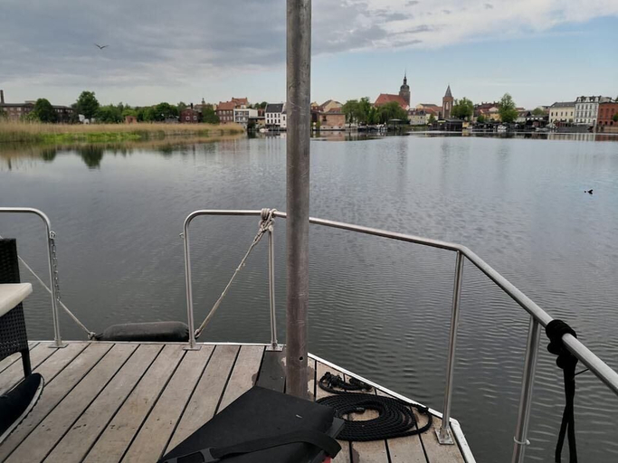View from room, HAVEL Cruiser, Brandenburg an der Havel