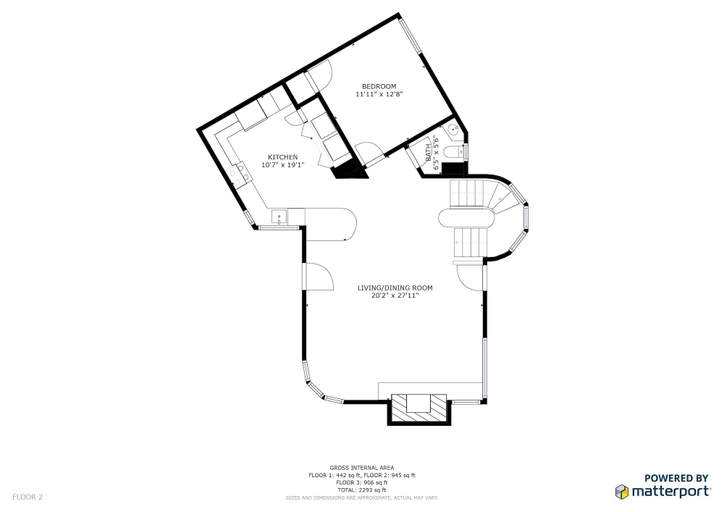 Floor plan 2, 1382 Empire Mountain Ski Home 4 Bedroom Home by RedAwning, Summit