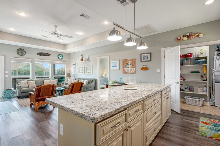 Private kitchen 5, Sea Leggs 3 Bedroom Home by RedAwning, Galveston