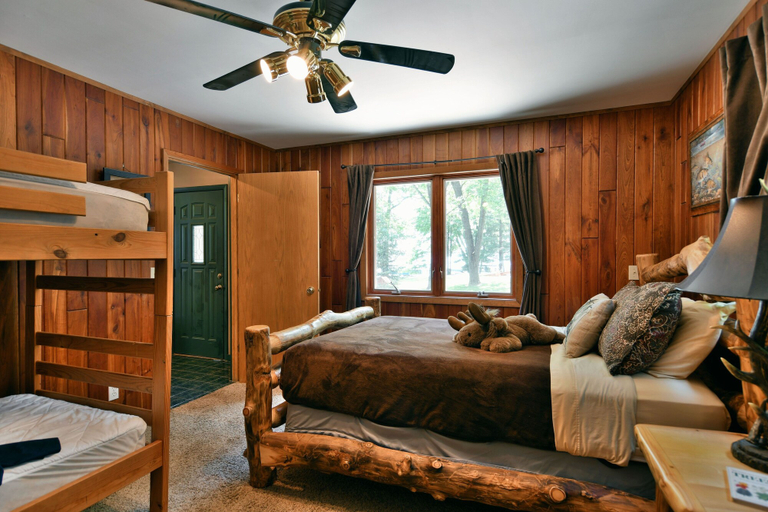 Bedroom 3, Cheif Lake Lodge 4 Bedroom Home by RedAwning, Sawyer