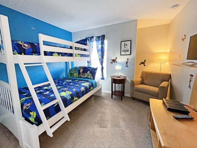 Bedroom 3, Candy Palm 4 Bedroom Townhouse by RedAwning, Osceola