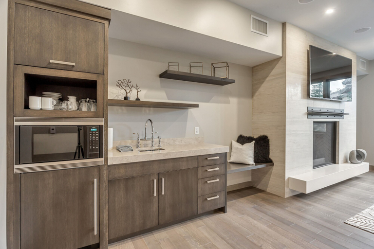 Private kitchen, Premium Junior Three Bedroom 3 Apartment Hotel by Redawning, Summit