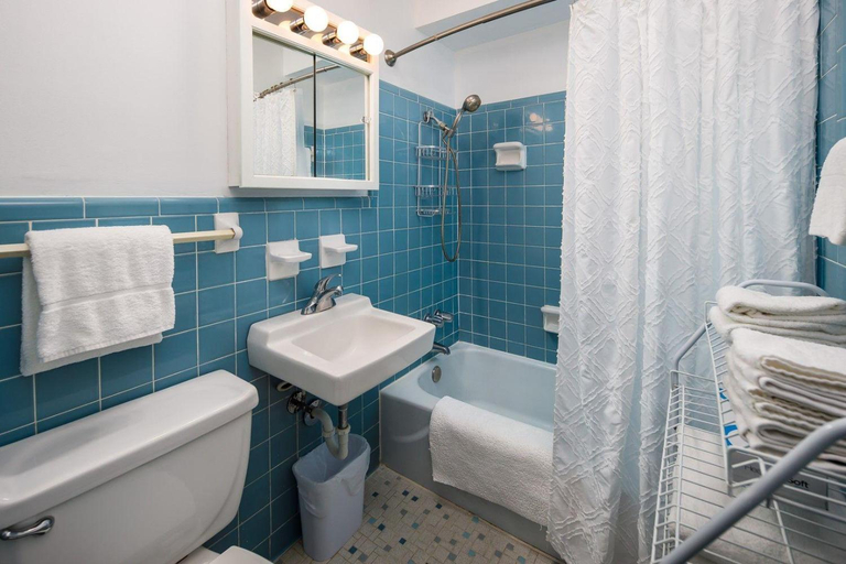 Bathroom, 111B - 1BR/1 Bath at Seaspray Condos on Okaloosa Island, Fort Walton Beach, Fl, Okaloosa