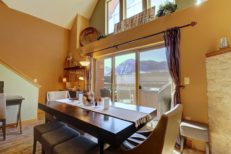 Dining, E8 Drake Landing 2br + Loft 2 Bedroom Condo by RedAwning, Summit