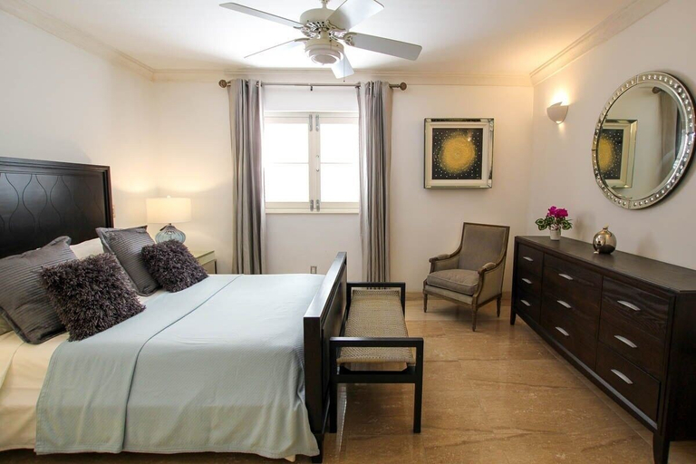Bedroom 3, Beachfront luxury modern 2-bed apt with pool by BSL Rentals