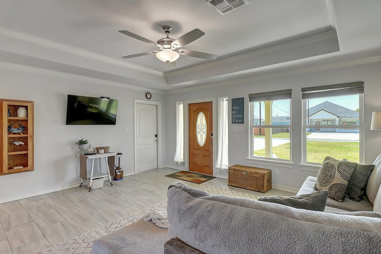 Living room 4, A Wave From It All 3 Bedroom Home by RedAwning, Aransas