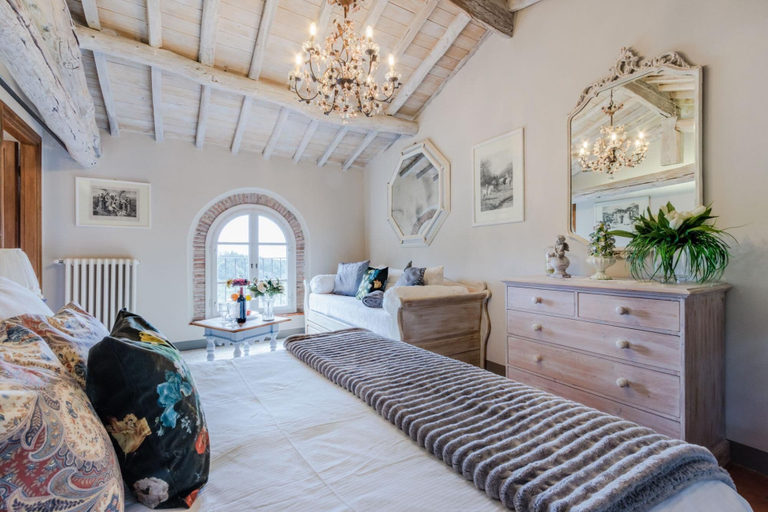 Bedroom 4, La Macina Farmhouse in Matraia, Lucca
