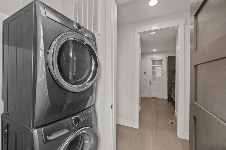 Laundry, Stone 5 Bedroom Home by RedAwning, Deschutes