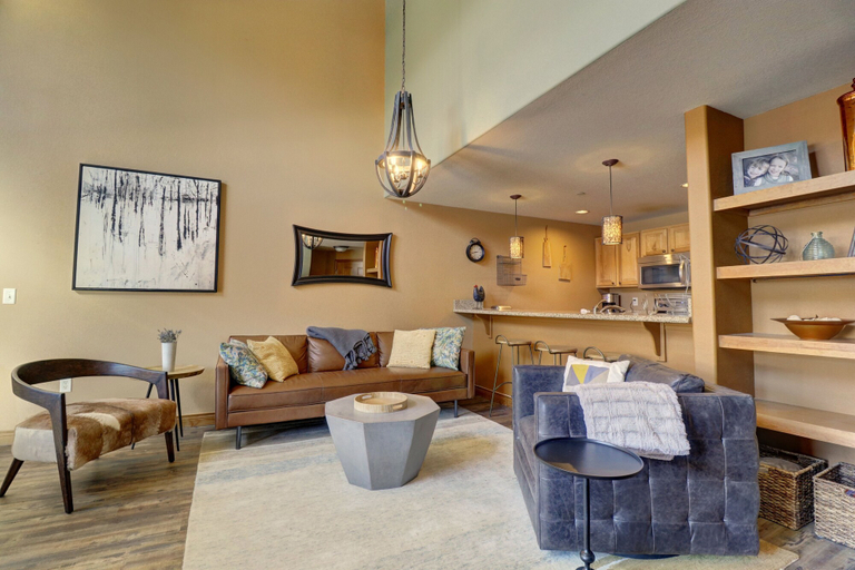 Living area 4, E8 Drake Landing 2br + Loft 2 Bedroom Condo by RedAwning, Summit