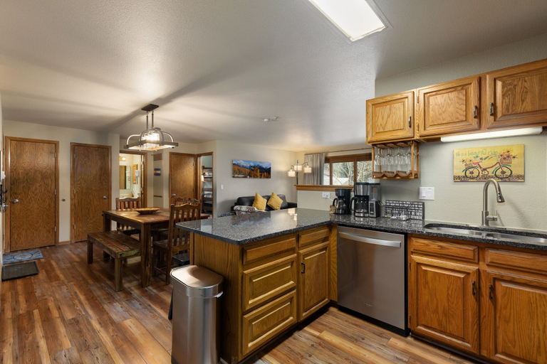 Private kitchen 5, 309 Snowdance Manor 2 Bedroom Condo by RedAwning, Summit