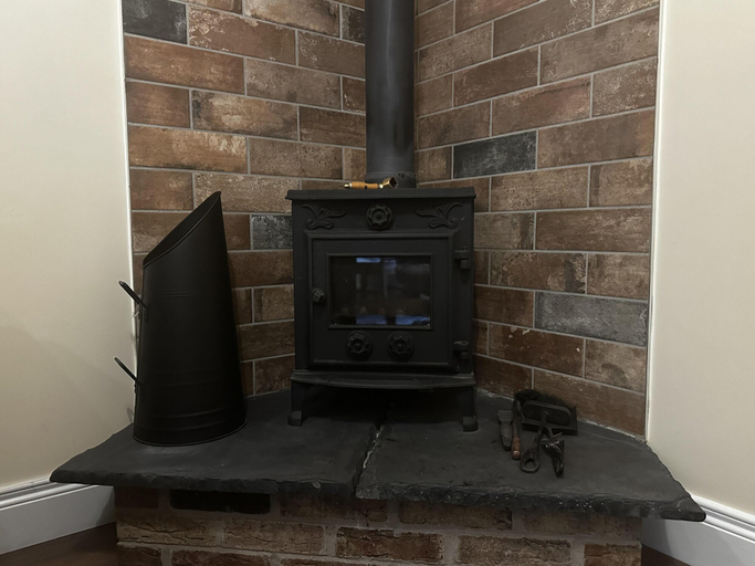 Fireplace, Cosy Barn Conversion in the Mournes, Newry, Mourne and Down