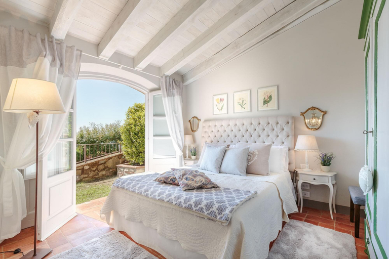 Bedroom 2, La Macina Farmhouse in Matraia, Lucca