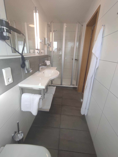 Bathroom 3, Hotel & Gasthof Grüner Baum, Hof