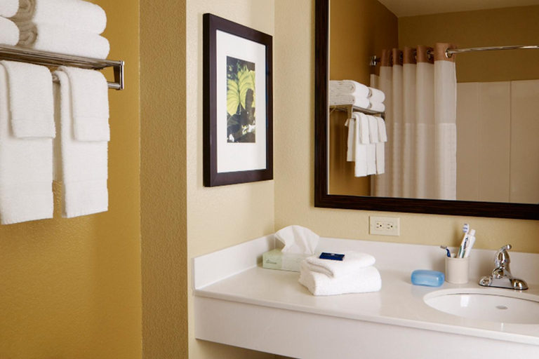 Bathroom 4, Extended Stay America Suites Boston Westborough Computer Dr, Worcester