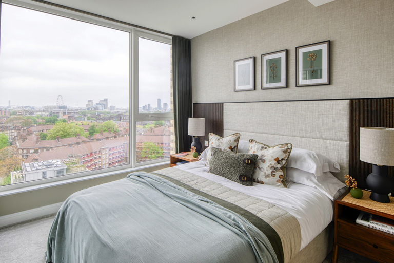 Bedroom 3, Designer Penthouse Panoramic Views London 2 Beds, London