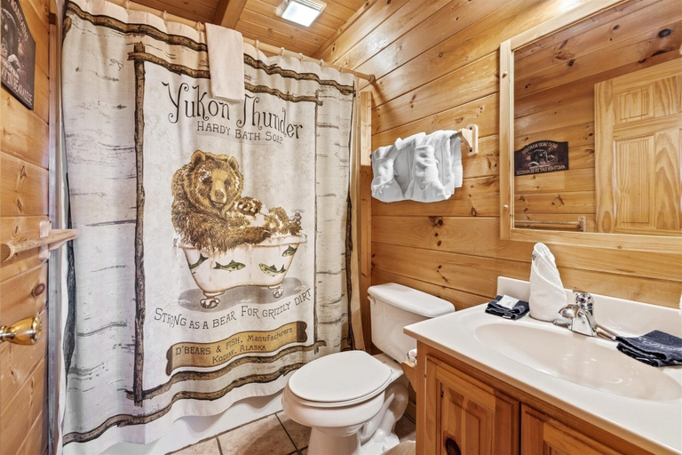 Bathroom 3, Big Bear Lodge 4 Bedroom Cabin by RedAwning, Sevier