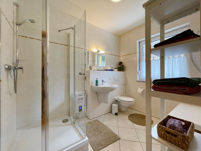 Bathroom, Bungalow am Waldesrand/ Haus Konrad, Suhl