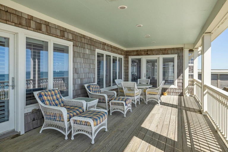 Terrace/patio, The Amadeus 5 Bedroom Home by RedAwning, Carteret