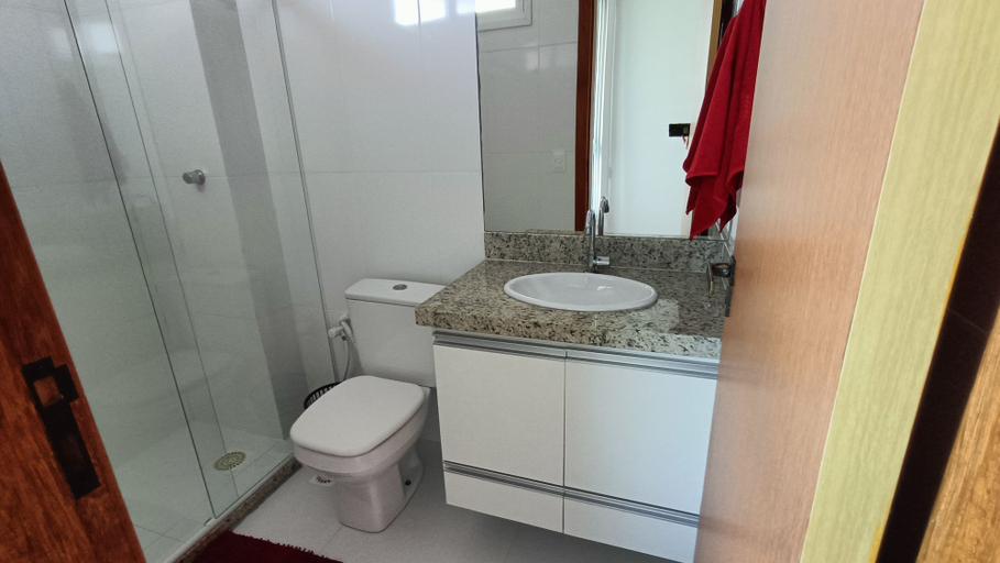Bathroom 4, Superb Sea View 2bed Flat, 2baths, Wi-fi, Parking, Guarapari