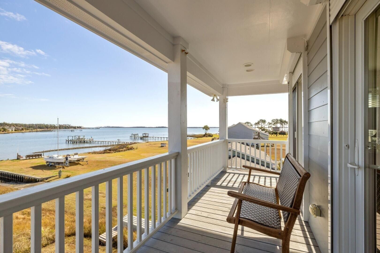 Terrace/patio, Downeast Retreat 4 Bedroom Home by RedAwning, Carteret