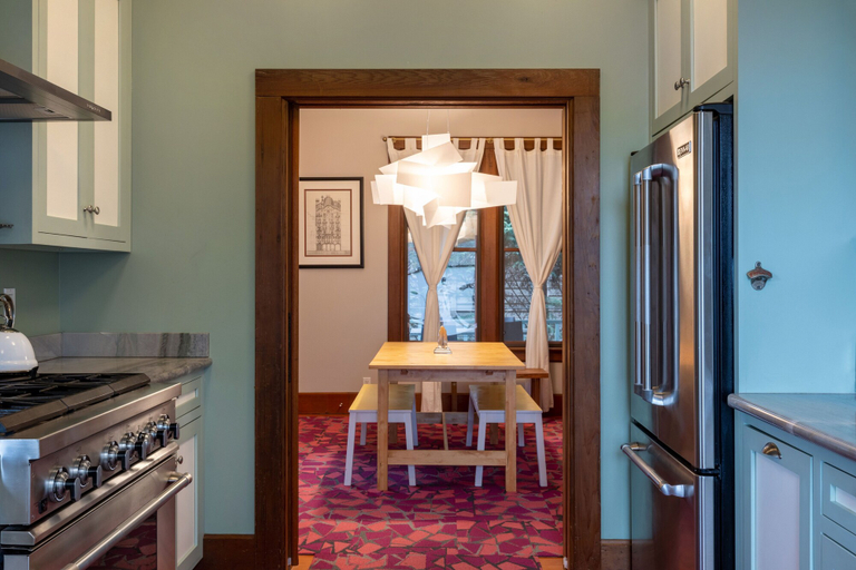 Private kitchen 4, Historic Roe Parker 1 Bedroom Home by RedAwning, Hood River