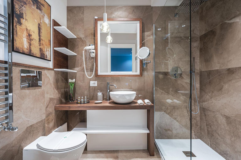 Bathroom 2, Chamur Luxury Suites & Jacuzzi in Palermo, Palermo