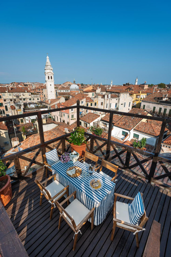 Balcony/terrace 3, Rooftop Terrace Penthouse & 360° Views Venice5th, Venezia