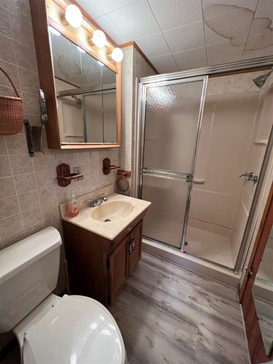 Bathroom, Camp Carroll Limit 6 3 Bedroom Home by RedAwning, Cumberland
