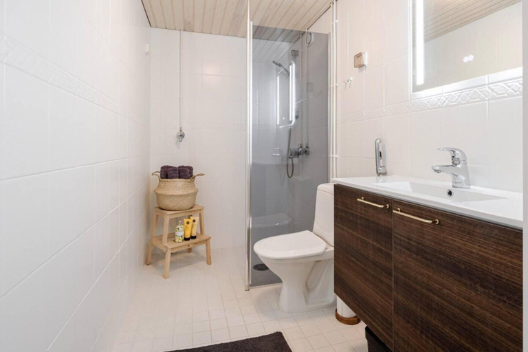 Bathroom, Design Apartment in the City Center and Garage, Tavastia Proper