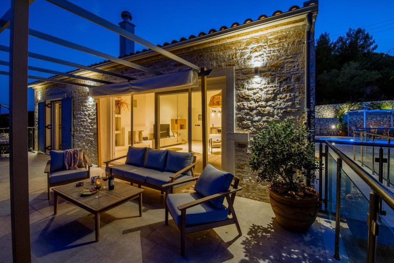 Room 4, Above Blu Villa in Gaios, Ionian Islands