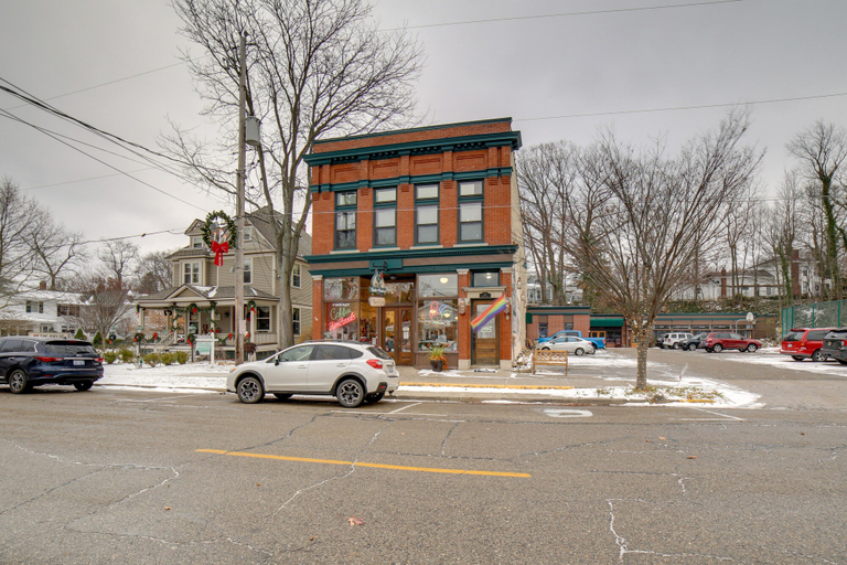 Exterior & Views 2, Historic Hardware Loft | 2 Blocks to Downtown, Allegan