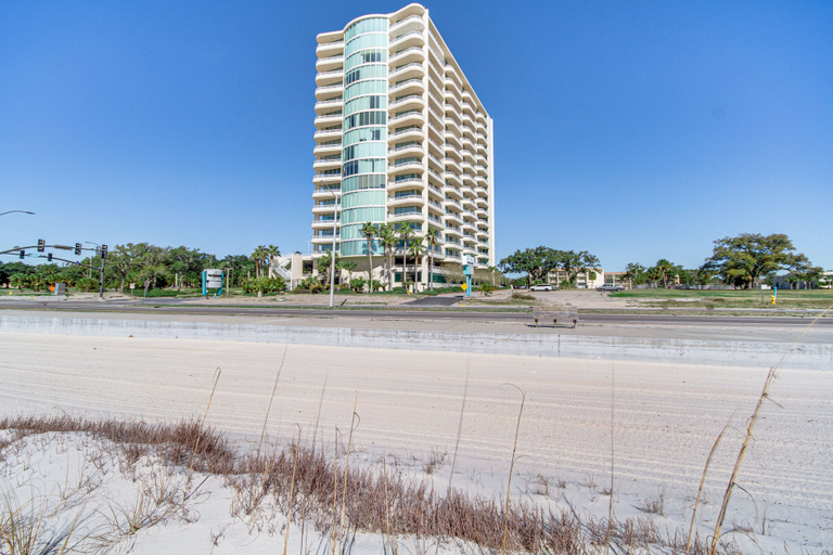 Exterior & Views 2, Beachside Biloxi Club Condo: Balcony w/ Ocean View, Harrison