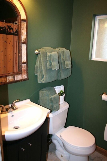 Bathroom, Triple R Cottages: 6 1 Bedroom Cabin, Larimer