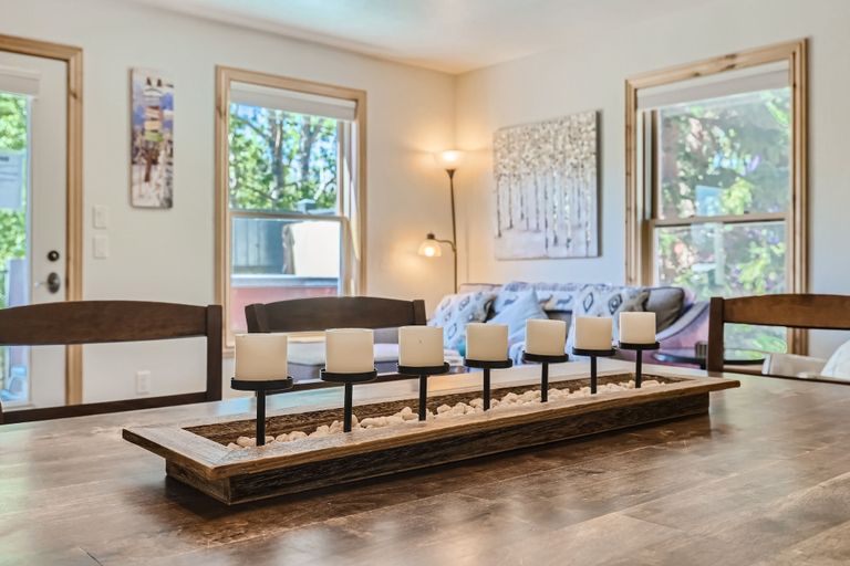 Dining room, New Listing!! Breck Mountain Magic 3 Bedroom Condo by RedAwning, Summit
