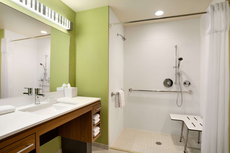 Bathroom 5, Home2 Suites by Hilton Birmingham Downtown, Jefferson