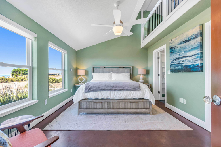 Bedroom 3, 'Dream Weaver' House w/ Hot Tub & Ocean View!, Mendocino