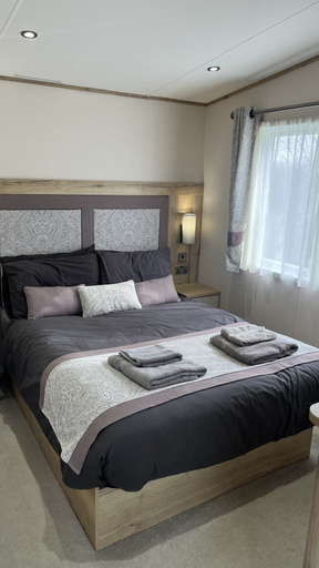Bedroom 3, Immaculate 3-bed Lodge in Out Rawcliffe, Lancashire